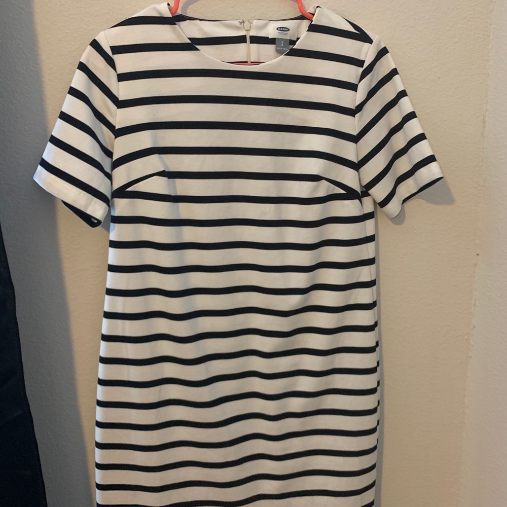 Old Navy striped shirt dress